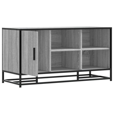 vidaXL Παπουτσοθήκη Γκρι Sonoma 102x35x55cm από Επεξεργασμένο Ξύλο 1 τεμ.