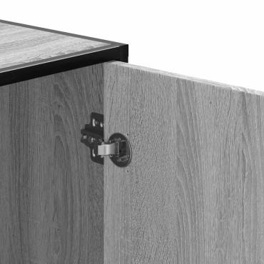 vidaXL Παπουτσοθήκη Γκρι Sonoma 102x35x55cm από Επεξεργασμένο Ξύλο 1 τεμ.