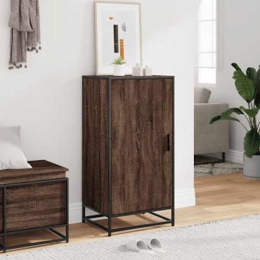 vidaXL Ράφι παπουτσιών καφέ δρυς 48x38x97,5cm Κατασκευασμένο ξύλο