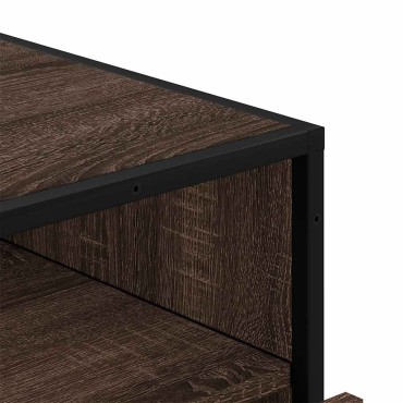 vidaXL Συρταριέρα Καφέ Δρυς 70x41x70cm από Επεξεργασμένο Ξύλο 1 τεμ.