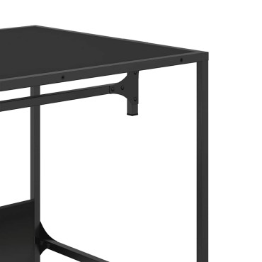 vidaXL Ντουλάπα Μαύρη 90 x 50 x 180 εκ. από Επεξ. Ξύλο