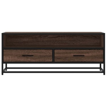 vidaXL Ντουλάπι τηλεόρασης καφέ δρυς 100x34,5x40cm