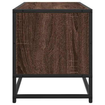 vidaXL Ντουλάπι τηλεόρασης καφέ δρυς 100x34,5x40cm