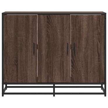 vidaXL Sideboard καφέ δρυς 94x35x76cm Κατασκευασμένο ξύλο 1 τεμ.