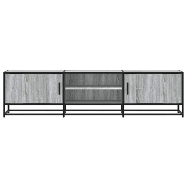 vidaXL Έπιπλο Τηλεόρασης Γκρι Sonoma 160x35x41cm Επεξ. Ξύλο