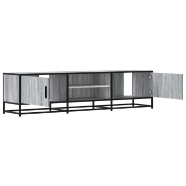 vidaXL Έπιπλο Τηλεόρασης Γκρι Sonoma 160x35x41cm Επεξ. Ξύλο