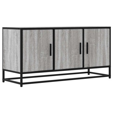 ντουλάπι τηλεόρασης vidaXL Γκρι Sonoma 100x35x50cm