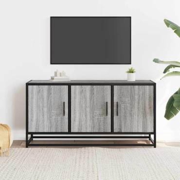 ντουλάπι τηλεόρασης vidaXL Γκρι Sonoma 100x35x50cm