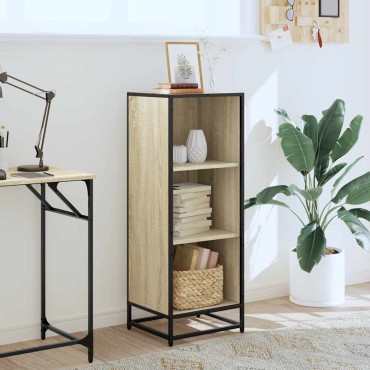 vidaXL Ντουλάπι βιβλίων Sonoma Oak 40x35x107,5cm Κατασκευασμένο ξύλο 1 τεμ.