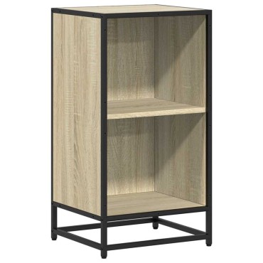 vidaXL Ντουλάπι βιβλίων Sonoma Oak 40x35x76cm Κατασκευασμένο ξύλο 1 τεμ.