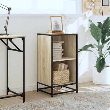 vidaXL Ντουλάπι βιβλίων Sonoma Oak 40x35x76cm Κατασκευασμένο ξύλο 1 τεμ.