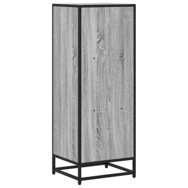 vidaXL Ντουλάπι βιβλίων Γκρι Sonoma 40x35x107,5cm Κατασκευασμένο ξύλο 1 τεμ.