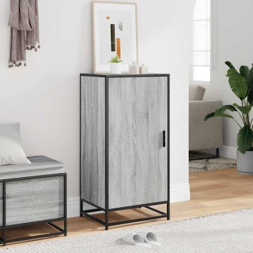 Ράφι παπουτσιών vidaXL Γκρι Sonoma 48x38x97,5cm Κατασκευασμένο ξύλο