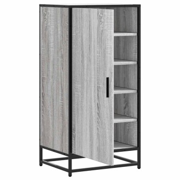 Ράφι παπουτσιών vidaXL Γκρι Sonoma 48x38x97,5cm Κατασκευασμένο ξύλο
