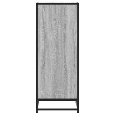 Ράφι παπουτσιών vidaXL Γκρι Sonoma 48x38x97,5cm Κατασκευασμένο ξύλο