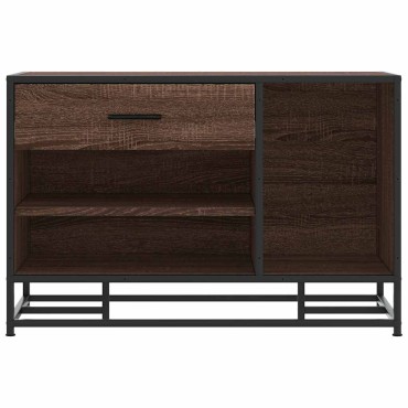 vidaXL Πάγκος παπουτσιών καφέ δρυς 80x40x53,5cm 1 τεμ.