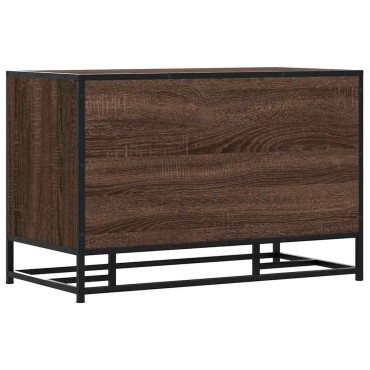 vidaXL Πάγκος παπουτσιών καφέ δρυς 80x40x53,5cm 1 τεμ.