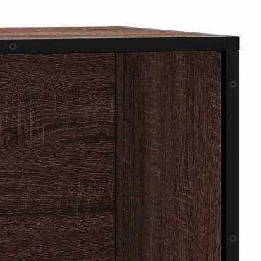 vidaXL Πάγκος παπουτσιών καφέ δρυς 80x40x53,5cm 1 τεμ.