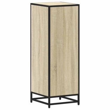 vidaXL Ντουλάπι μπάνιου Sonoma Oak 35x37,5x100cm Κατασκευασμένο ξύλο