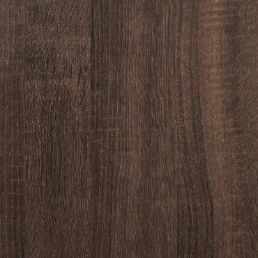 vidaXL ντουλάπι νιπτήρα μπάνιου καφέ δρυς 65x33x60cm