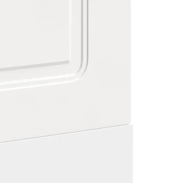 vidaXL Πίνακας πλυντηρίου πιάτων "Kalmar" High Gloss White 60x1,5x67cm