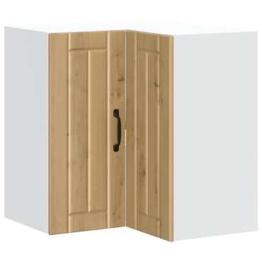vidaXL Γωνιακό ντουλάπι κουζίνας τοίχου "Lucca" Artisan Oak 57x57x60cm