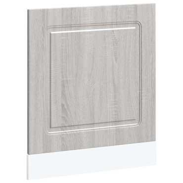 vidaXL Πίνακας πλυντηρίου πιάτων Kalmar Γκρι Sonoma 60x1,5x57cm