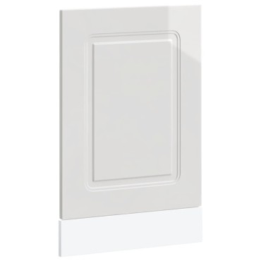 vidaXL Πίνακας πλυντηρίου πιάτων "Kalmar" High Gloss White 45x1,5x67cm