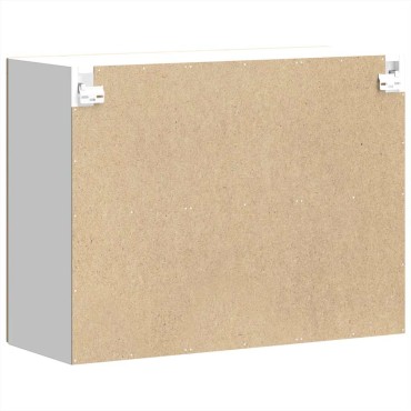 vidaXL Ντουλάπι κουζίνας με γυάλινη πόρτα "Kalmar" Artisan Oak 80x31x60cm 1 τεμ.