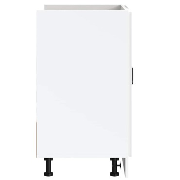 vidaXL Ντουλάπι βάσης νεροχύτη "Lucca" High Gloss White 80x46x81,5 cm 1 τεμ.