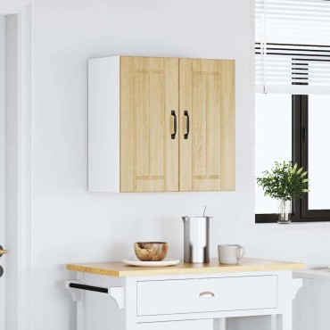 vidaXL ντουλάπι τοίχου κουζίνας "Lucca" Sonoma Oak Engineered Wood 60x31x60cm