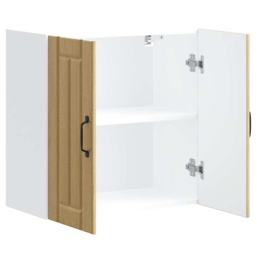 vidaXL ντουλάπι τοίχου κουζίνας "Lucca" Sonoma Oak Engineered Wood 60x31x60cm