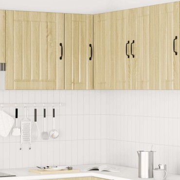 vidaXL γωνιακό ντουλάπι κουζίνας τοίχου "Lucca" Sonoma Oak 57x57x60cm