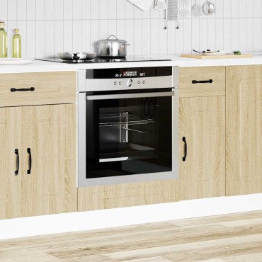 ντουλάπι φούρνου vidaXL "Kalmar" Sonoma Oak Engineered Wood 60x46x81,5cm