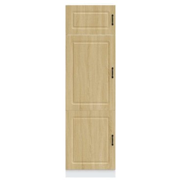 vidaXL Ντουλάπι κουζίνας "Kalmar" Sonoma Oak Engineered Wood 60x57x207cm 1 τεμ.