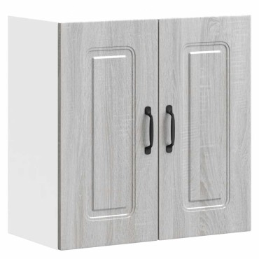 vidaXL Ντουλάπι τοίχου κουζίνας "Kalmar" Γκρι Sonoma 60x31x60cm 1 τεμ.