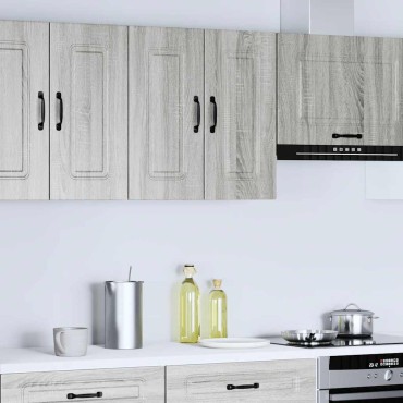 vidaXL Ντουλάπι τοίχου κουζίνας "Kalmar" Γκρι Sonoma 60x31x60cm 1 τεμ.