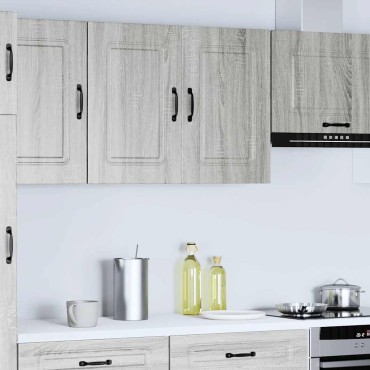 vidaXL Ντουλάπι τοίχου κουζίνας "Kalmar" Γκρι Sonoma 80x31x60cm 1 τεμ.