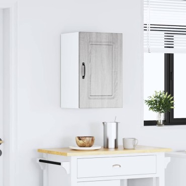 vidaXL Ντουλάπι τοίχου κουζίνας "Kalmar" Γκρι Sonoma 40x31x60cm 1 τεμ.