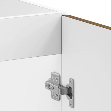 vidaXL Ντουλάπι βάσης νεροχύτη "Kalmar" Καφέ δρυς 80x46x81,5cm 1 τεμ.
