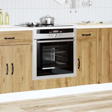 ντουλάπι φούρνου vidaXL "Kalmar" Artisan Oak Engineered Wood 60x46x81,5cm