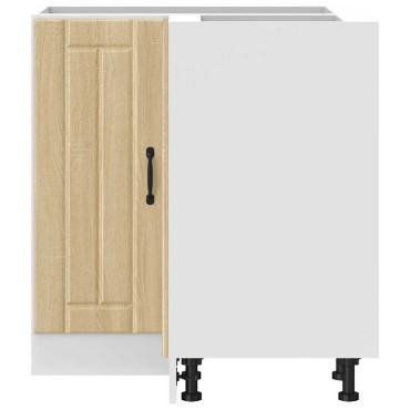 vidaXL Γωνιακό ντουλάπι βάσης κουζίνας "Lucca" Sonoma Oak 75,5x75,5x81,5cm