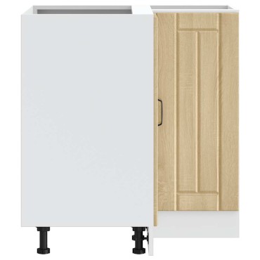 vidaXL Γωνιακό ντουλάπι βάσης κουζίνας "Lucca" Sonoma Oak 75,5x75,5x81,5cm