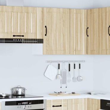 vidaXL ντουλάπι τοίχου κουζίνας "Lucca" Sonoma Oak Engineered Wood 40x31x60cm