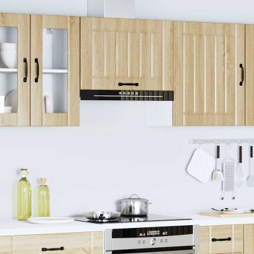 vidaXL ντουλάπι τοίχου κουζίνας "Lucca" Sonoma Oak Engineered Wood 60x31x40cm