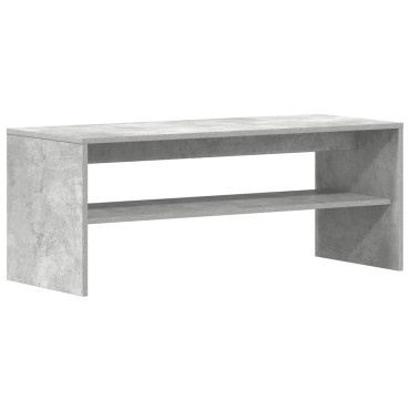 vidaXL Έπιπλο Τηλεόρασης Γκρι Σκυροδέματος 100x40x40cm Μοριοσανίδα