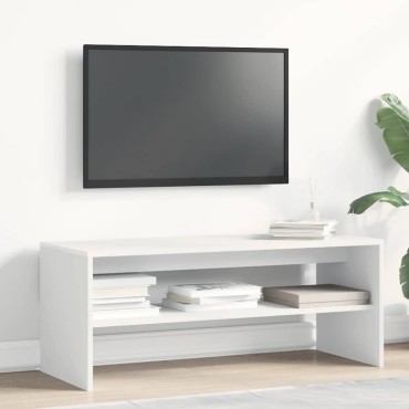 vidaXL Έπιπλο Τηλεόρασης Λευκό 100x40x40cm από Μοριοσανίδα
