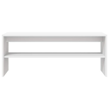 vidaXL Έπιπλο Τηλεόρασης Λευκό 100x40x40cm από Μοριοσανίδα