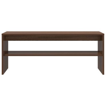 vidaXL Έπιπλο Τηλεόρασης Καφέ Δρυς 100x40x40cm Επεξεργασμένο Ξύλο