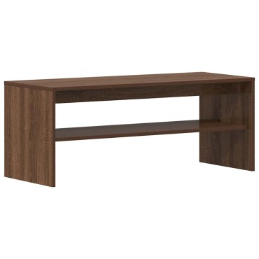 vidaXL Έπιπλο Τηλεόρασης Καφέ Δρυς 100x40x40cm Επεξεργασμένο Ξύλο
